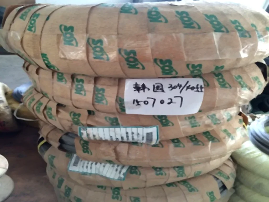 Bundled wire stock ready for production