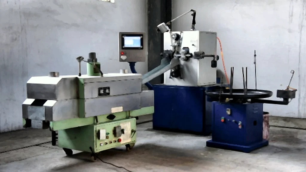 CNC flat spring forming equipment for mass production