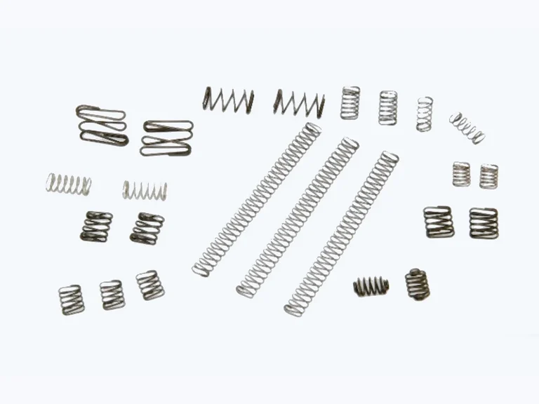 Flat spring product assortment for automotive clutch and switch components