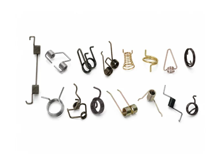 Torsion spring product on white background