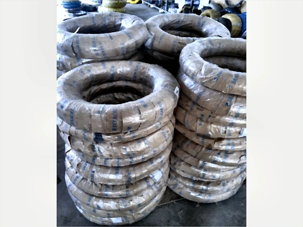 Steel wire coils for precision spring manufacturing