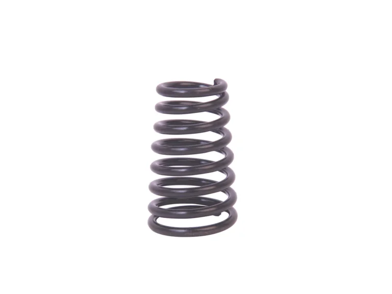 Automotive compression spring white background
