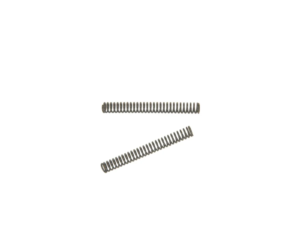 Solenoid switch spring white background