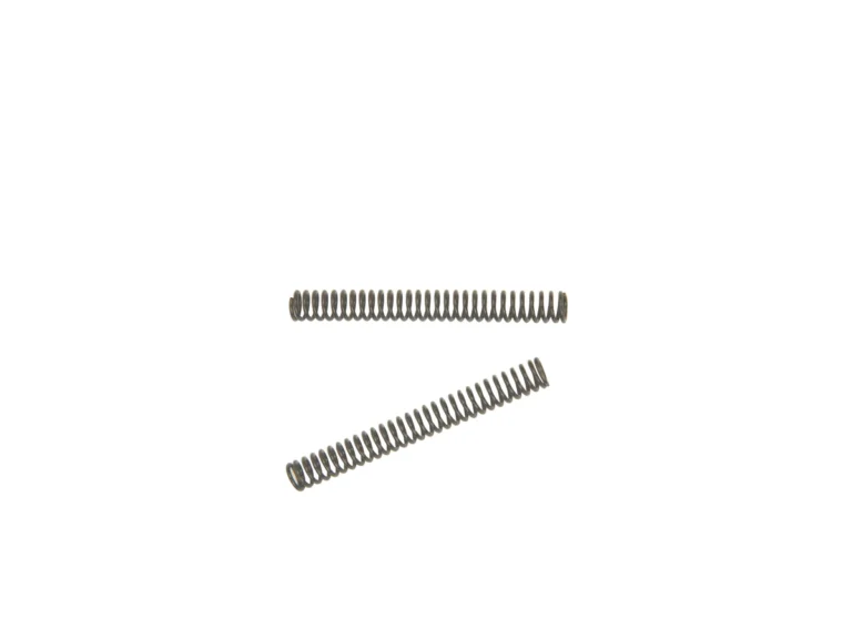 Solenoid switch spring white background