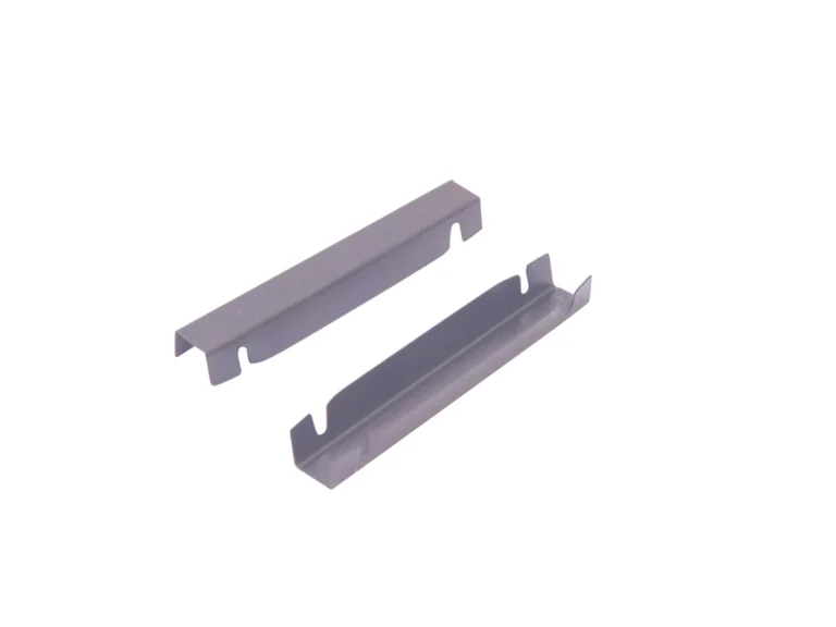 Stamped spring component white background