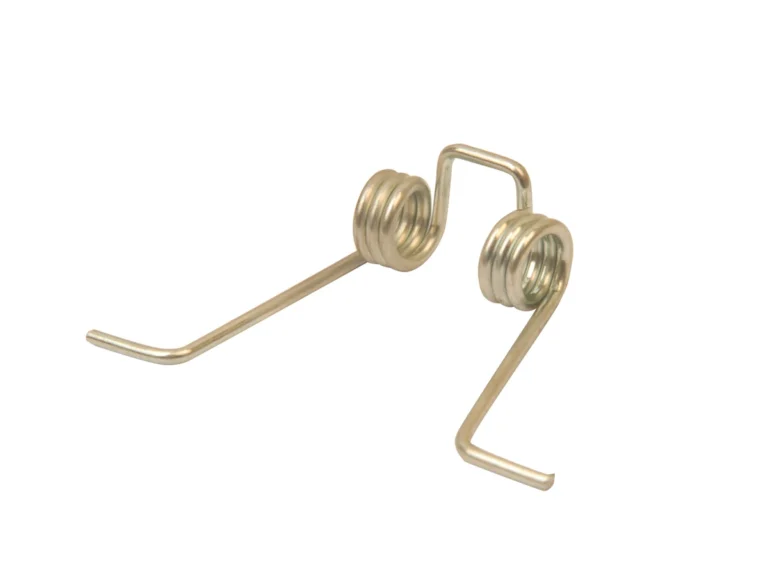Torsion spring white background