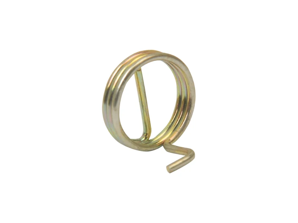 Steering gear spring white background