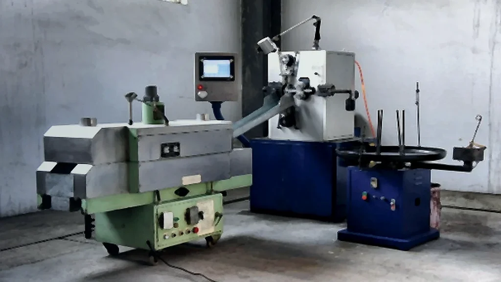 CNC spring forming equipment for precision spring manufacturing