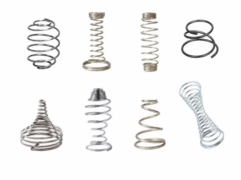 Custom conical springs and tapered compression springs